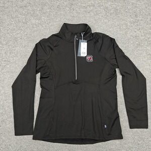 South Carolina Gamecocks Sweatshirt Womens Medium Black NCAA Cutter & Buck New